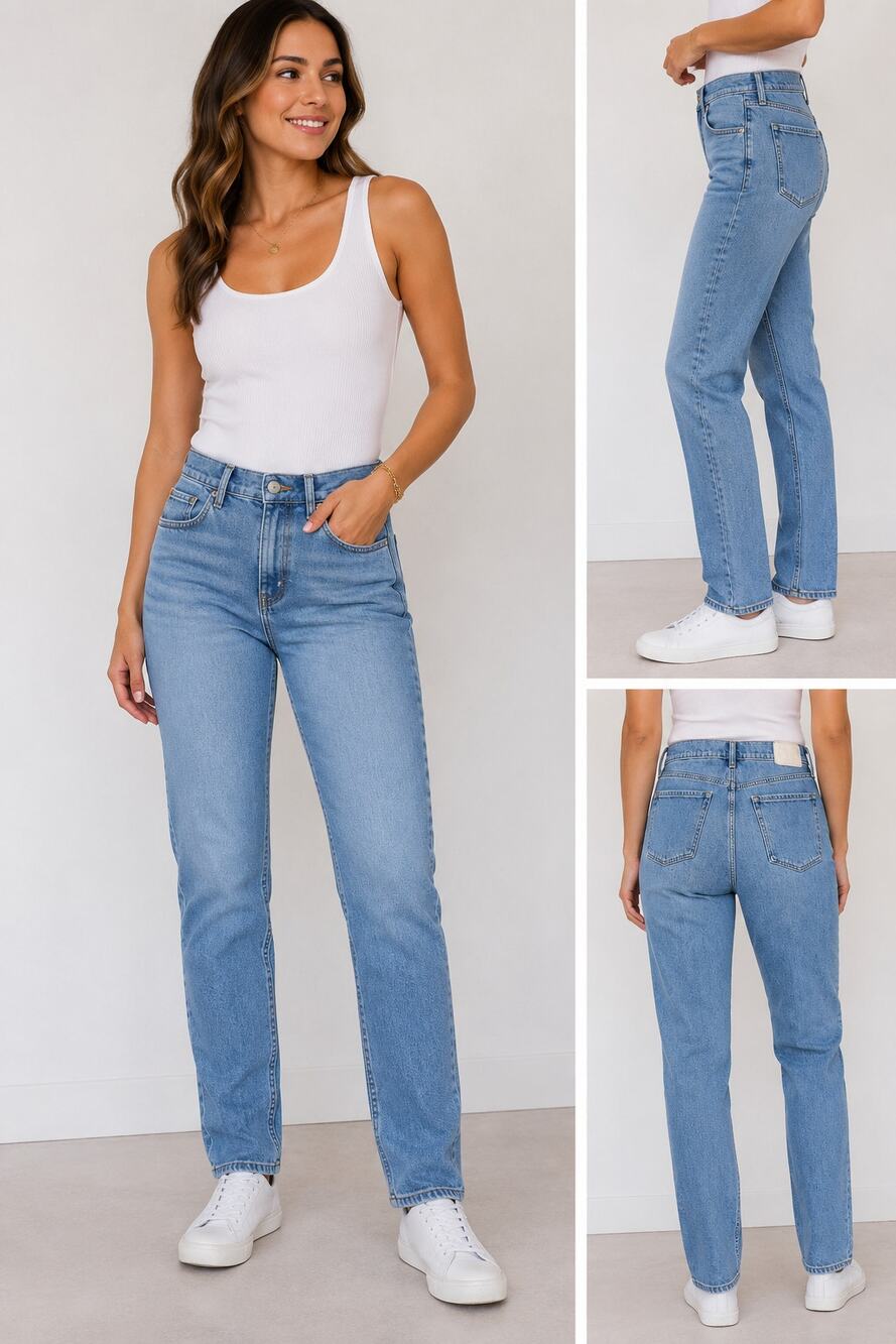 Banana Republic Premium Denim Light Wash Classic High Rise Slim Jeans Size 30L